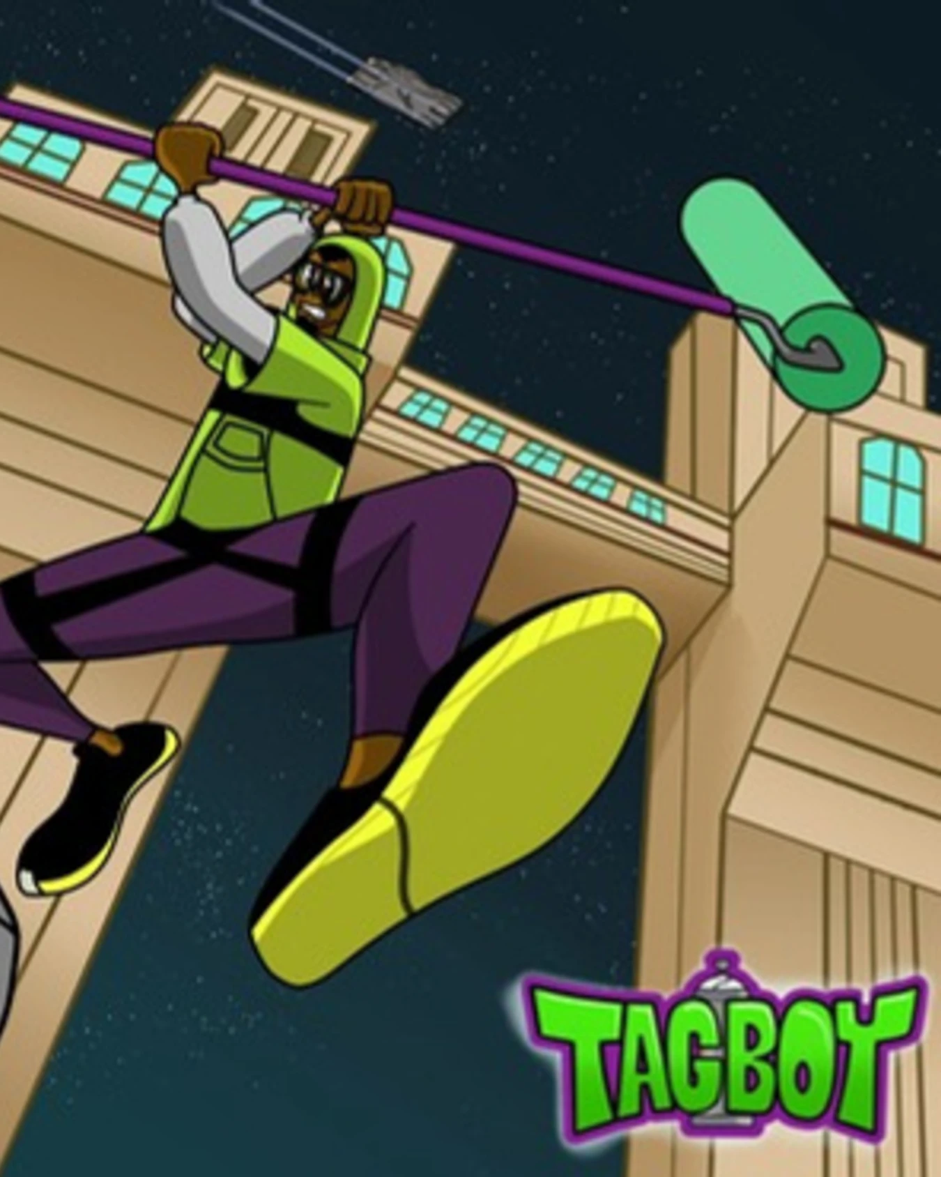 Personaje de Tagboy y la Ciudad Gris